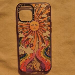 Sun and Rainbow iPhone Case - Multicolor